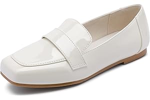 HOMEHOT Girls Flats Kids Loafers Dress Shoes Big Kids