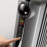De'Longhi Radia S 2000W Oil Filled Radiator Grey TRRS0920E.G up to 60m3 view 2