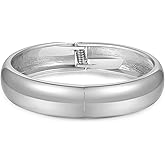 AYWFCBF Bangle Bracelets for Women | 14K Gold Plated Trendy Wide Bracelets | Hinged Arm Cuff Bangles Chunky Bracelet for Women