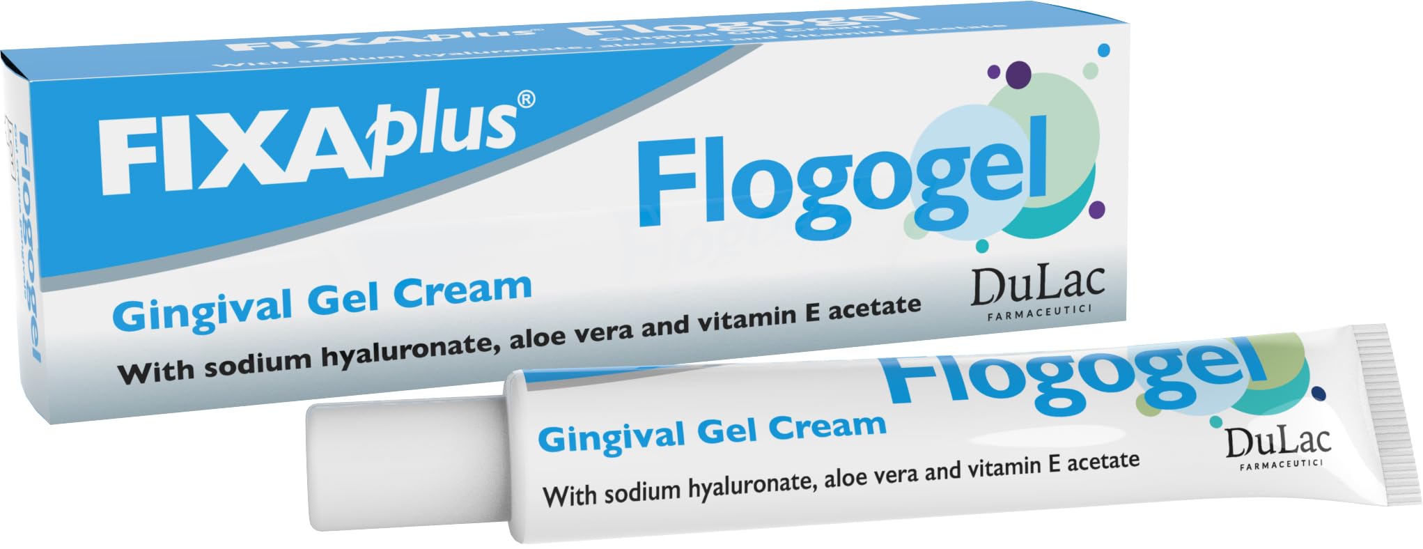 Dulàc - Flogogel 15ml Mouth Oral Gel, Mouth Ulcer Treatment, Gum Disease Treatment for Adults, Gel Rich in Aloe, Hyaluronic Acid and Vitamin E, for Adults and Children