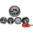 Vardia Enterprises David Brown Tractor Gauges Kit- Tachometer,Temperature,Oil Pressure,Ammeter,Fuel Gauges