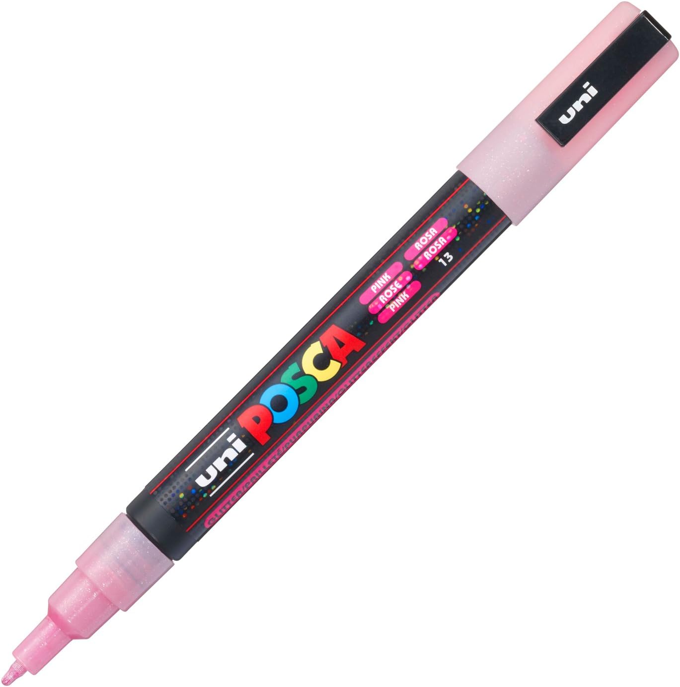 uni-ball POSCA FINE POINT 3M GLTR PINK, Glitter Pink - Image 3
