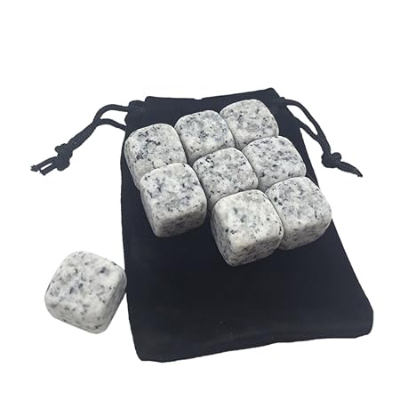 Compra Gazechimp 9pcs Piedras de Whisky con Hielo Bolsa Vino ...