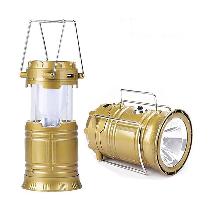 Solar Emergency Lamp with USB Port As Power Bank