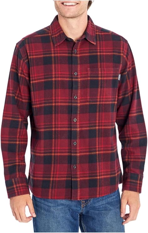 Eddie Bauer Bristol Men's Flannel Shirt: Amazon.co.uk: Clothing