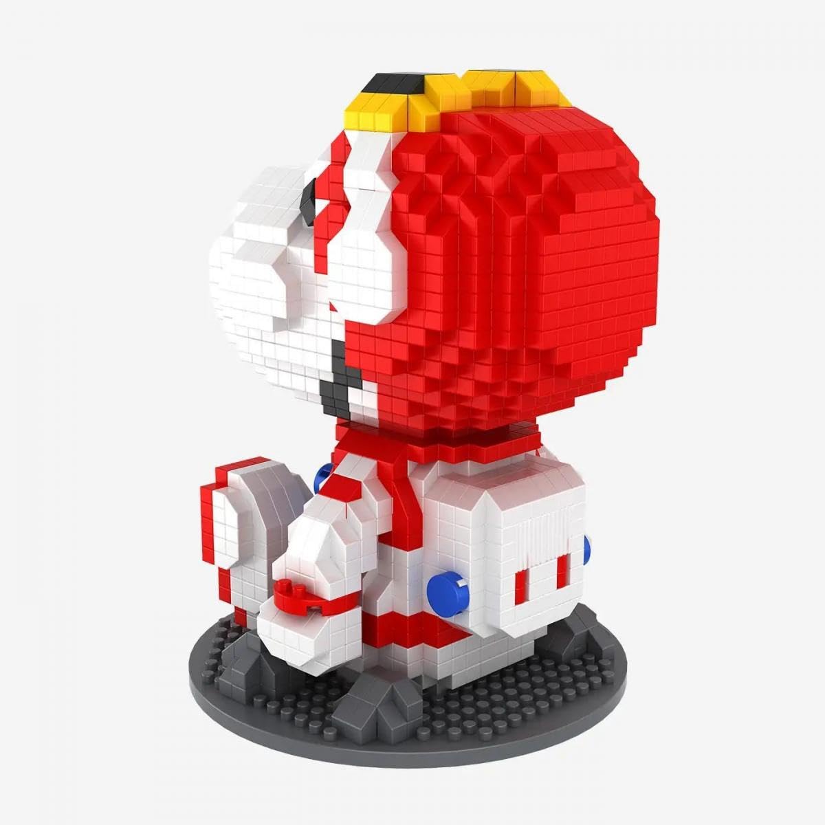 BlueBrixx Pro 108905 – Astronaut Snoopy sitzend (Diamond Blocks) aus Klemmbausteinen mit 1004 Bauelementen 4