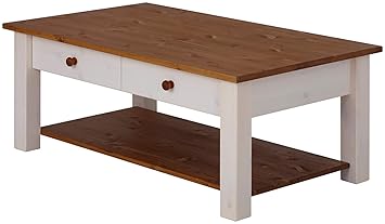 Loft24 Couchtisch Mit Schublade Wohnzimmertisch Kolonialstil