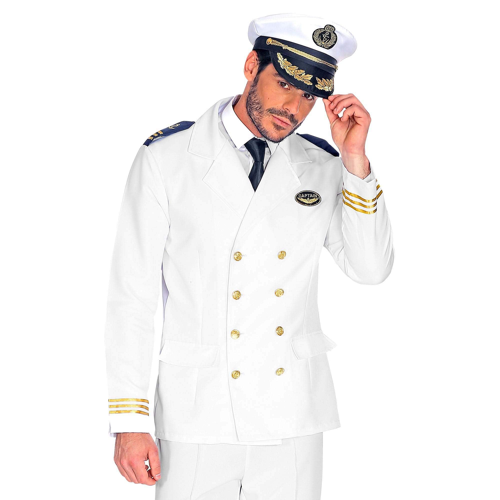 W WIDMANN MILANO Party Fashion - Captain's Jacket, Jacket, Sailor, Uniform, Captain, Fancy Dress Costumes