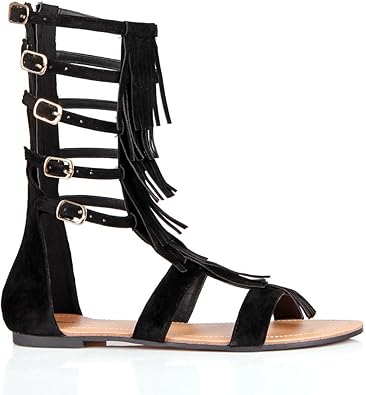 black gladiator sandals amazon