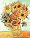 Vincent Van Gogh (Vase with Twelve Sunflowers) Art Poster Print 13 x 19in