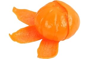 Realistic Peeled Orange Squishy Toy – Slow Rebound Orange Squeeze Toy for Adults, Funny Stress Relief Fidget Tool for Office 