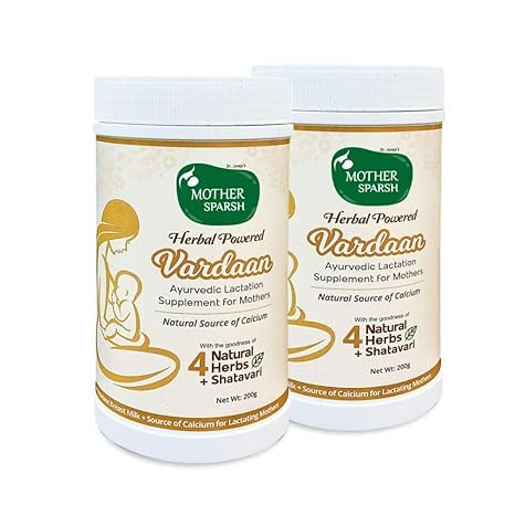 Mother Sparsh Vardaan Ayurvedic Lactation Supplement with Natural Source of Calcium for Lactating Mothers