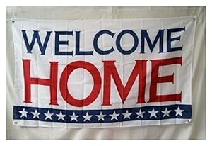 Trade Winds 3x5 Welcome Home 13 Stars Flag 3'x5' Banner Brass Grommets Military Banner Premium Fade Resistant
