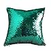 BOOBEI Two Colors Reversible Sequins Mermaid Pillow Cases 1616