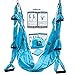 Yoga Swing/Aerial Trapeze Kit with 2 Durable Extension Straps+eBook/Large Inversion Hammock for Indoor and Outdoor Usage with Great Health Benefits/Holds Up to 600 Pounds/Strong Wide Air Fly Sling Set