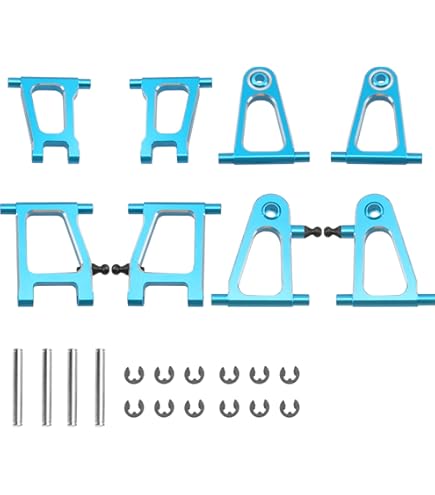Tamiya GF01 & TL01 Aggiornamento Parti Aluminium Front C-Hub - 1Pr Set Silver