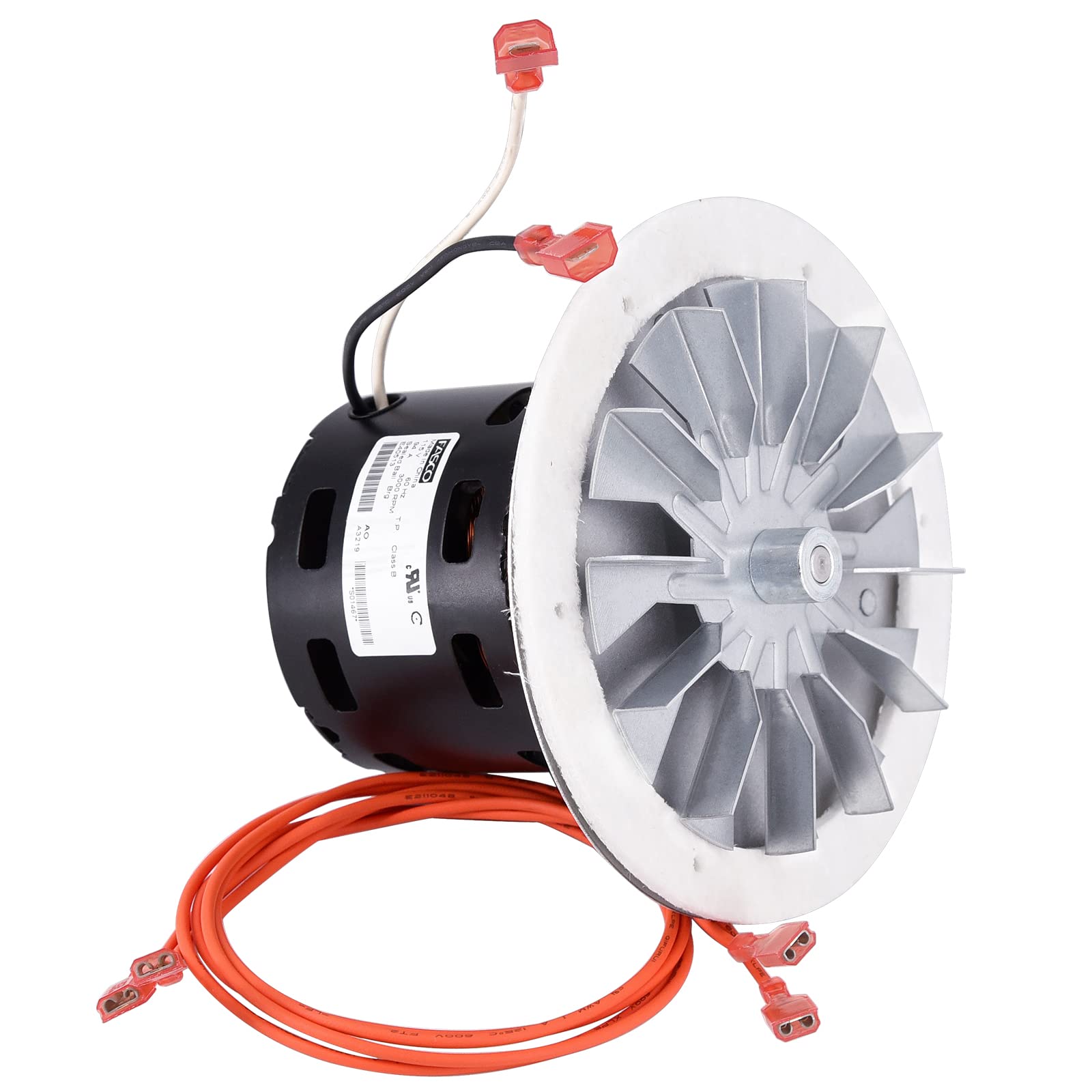 Photo 1 of Adviace Replacement PU-076002B Combustion Blower Motor for Englander & England 25-PDVC 55-SHP10 25-PDV 25-PAH 25PDVC 55-SHP10L 55-SHP22 25-EP Pellet Stoves