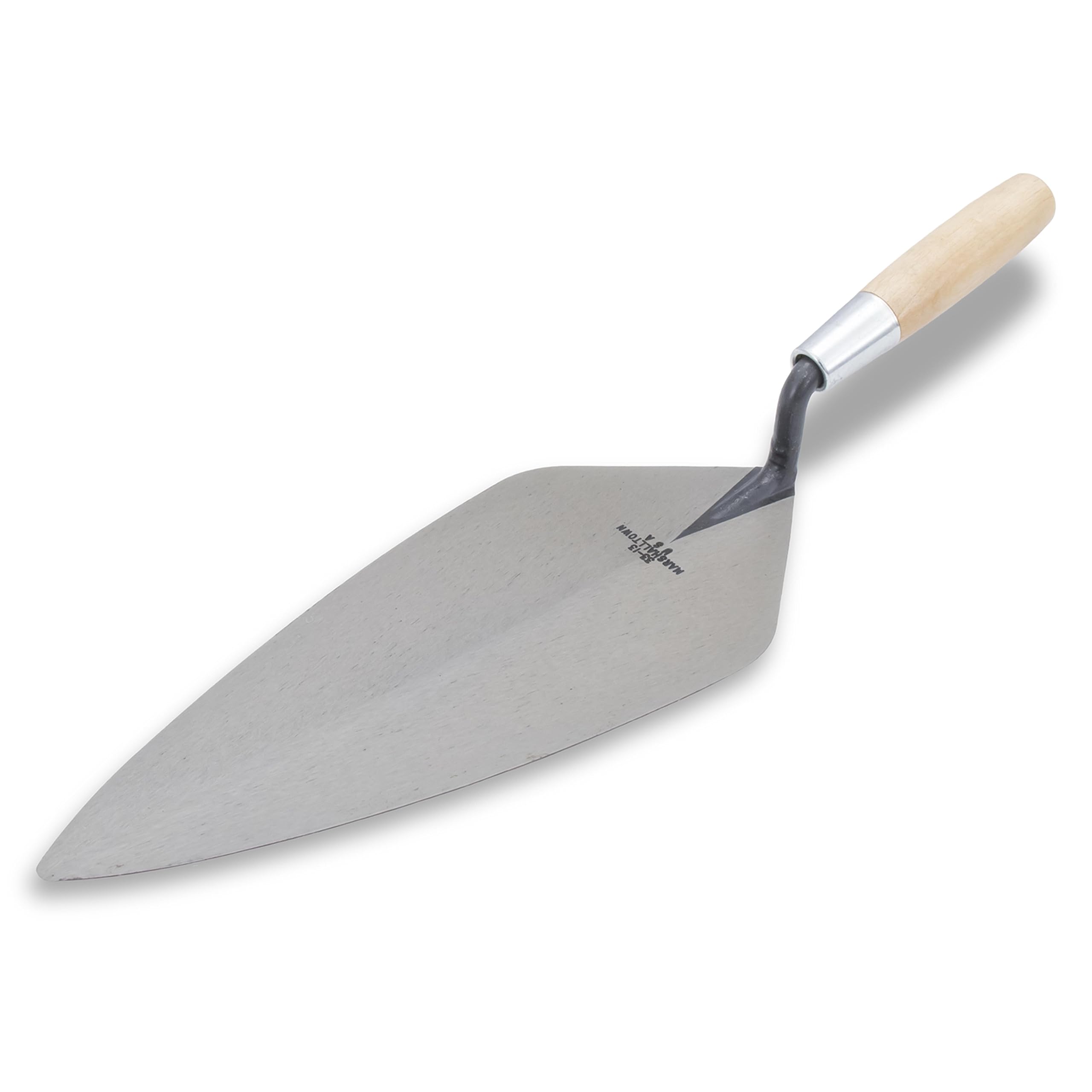 Marshalltown 3313 13-inch Brick Trowel London Pattern - Wooden Handle