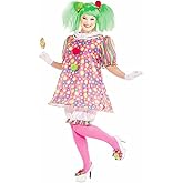 Forum Novelties Women's Tickles Clown Plus Size Costume