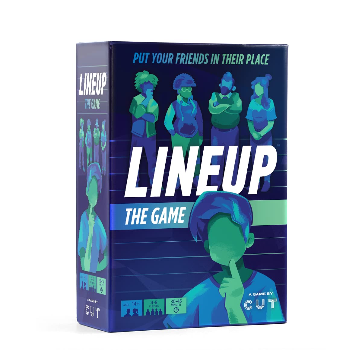 Lineup: The Social Guessing Game – by Cut – Fun Questions & Conversation Starters for Engaging Parties and Family Game Nights
