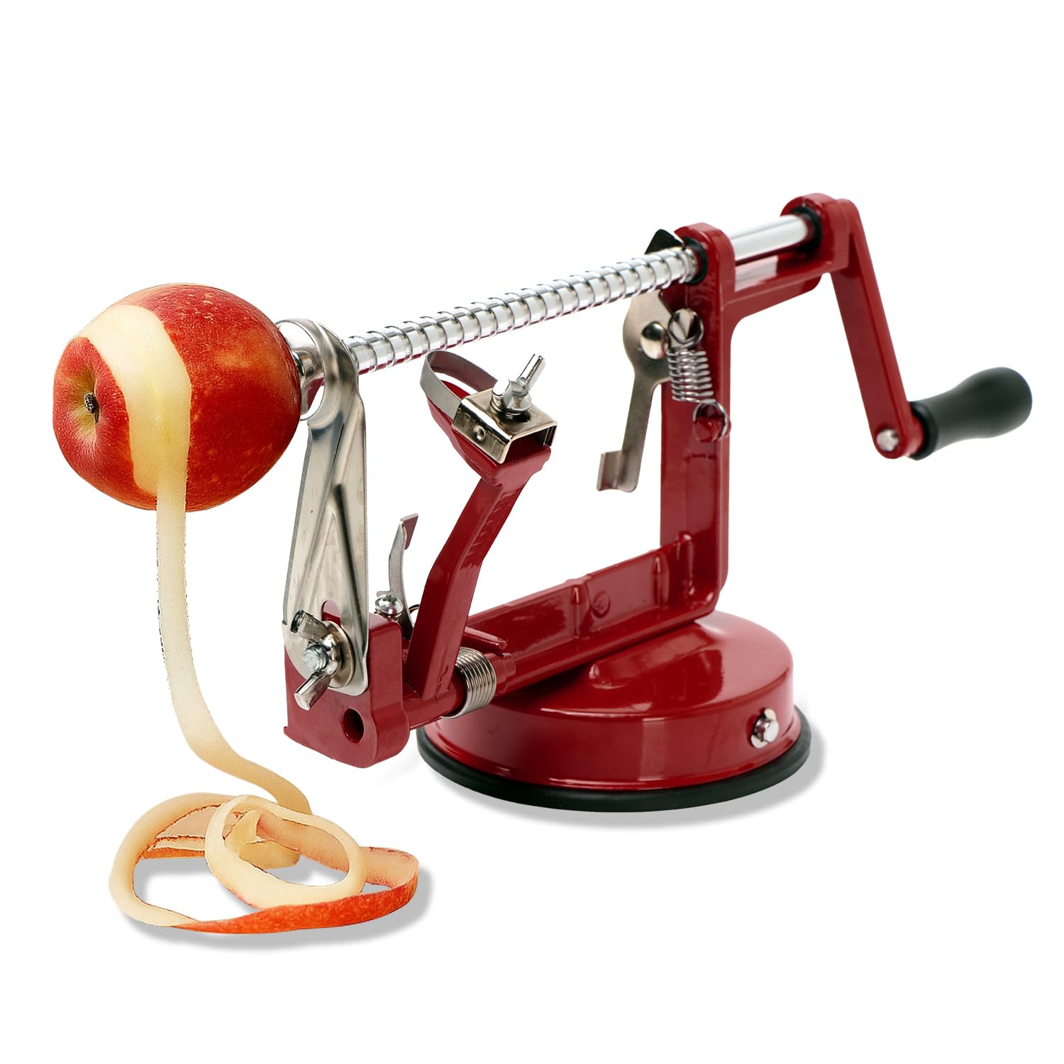 Baumalu 450009 apple peeler metal, wine red โ image 1