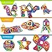 Frolk Magnetic Building Blocks Set - 123 Piece :Colorful Tiles, Educational Cards, Wheels .Educational Toy for Girls and Boys. Premium Gift for Kids.
