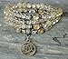 Abundance, Success Citrine 108 Mala Prayer Beads, Lotus Healing Chakra Necklace, Wrap Gemstone Bracelet, Yoga meditation Stack Mala Bracelets,