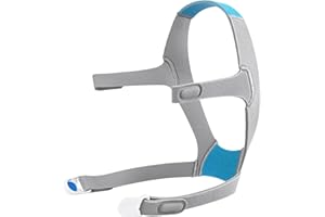 AHULIAO N20 Headgear Compatible with ResMed AirFit N20 / AirTouch N20 Nasal Mask Headgear - Standard/Medium (1 Soft Breathable Headgear + 2 Magnetic Clips)