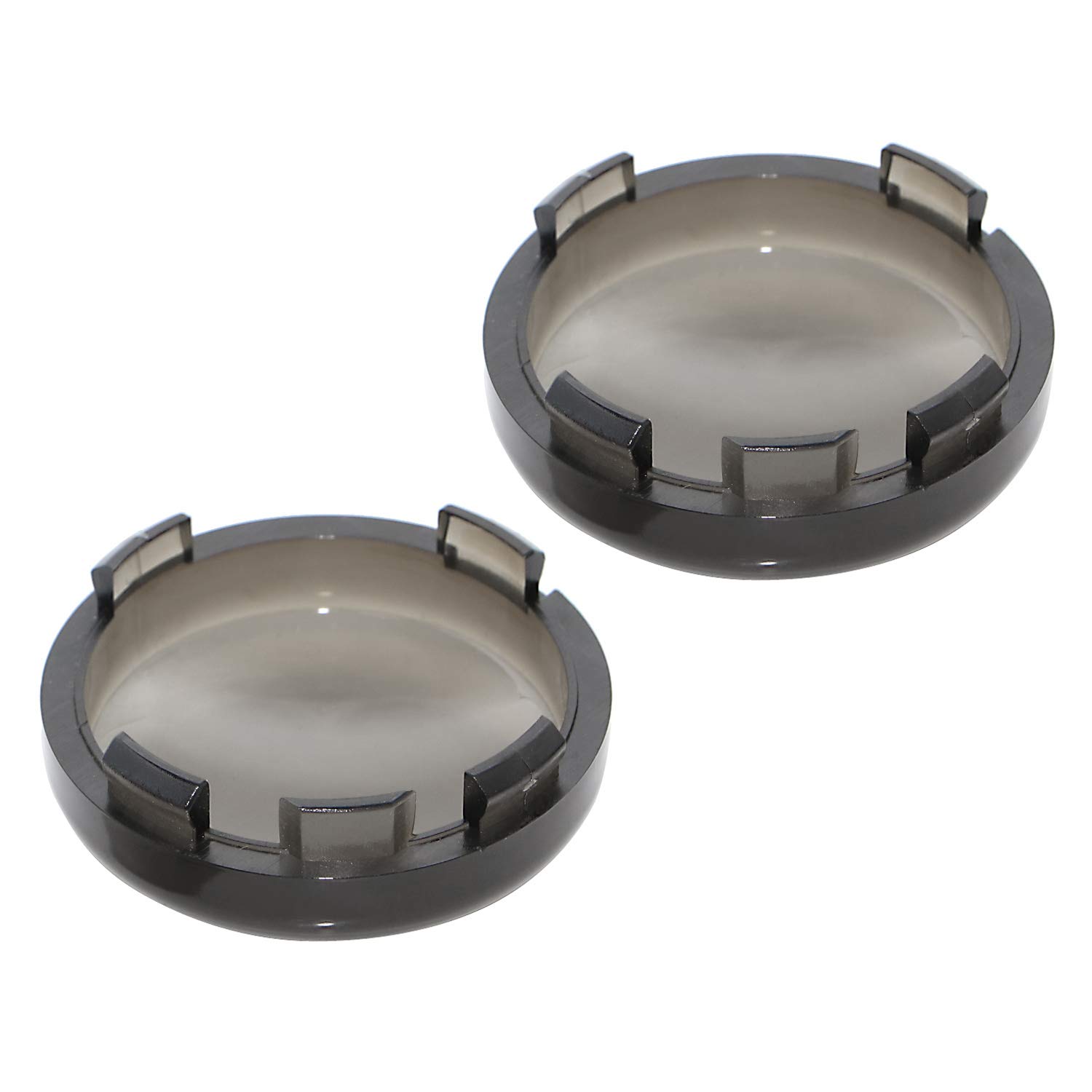 Inserts de clignotants 1157 LED Blanc//ambre 5,1 cm housses dobjectif fum/&eacute; pour Harley Davidson Touring Dyna Softail Gilde Sportster