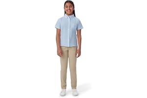 French Toast Girls' Short Sleeve Oxford Shirt