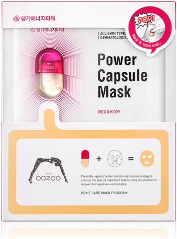 The OOZOO power capsule mask pack 5 sheets (Recovery)