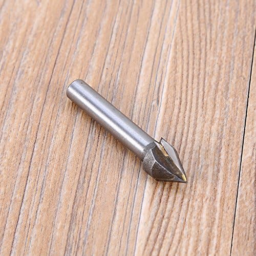 60 Degree V Groove Router Bit CNC Engraving Cutter 6x10mm 1/4 Shank Carbide Tungsten Steel for Woodworking Sign Making 3D Letter Carving Chamfer Bit - Image 4