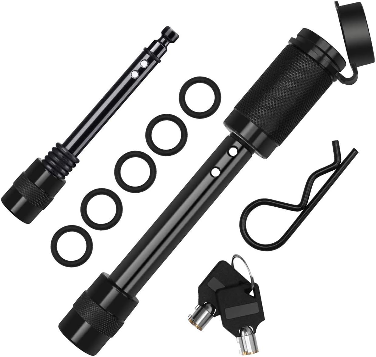 Coolrunner Heavy Duty Trailer Hitch Lock, 1/2" and 5/8