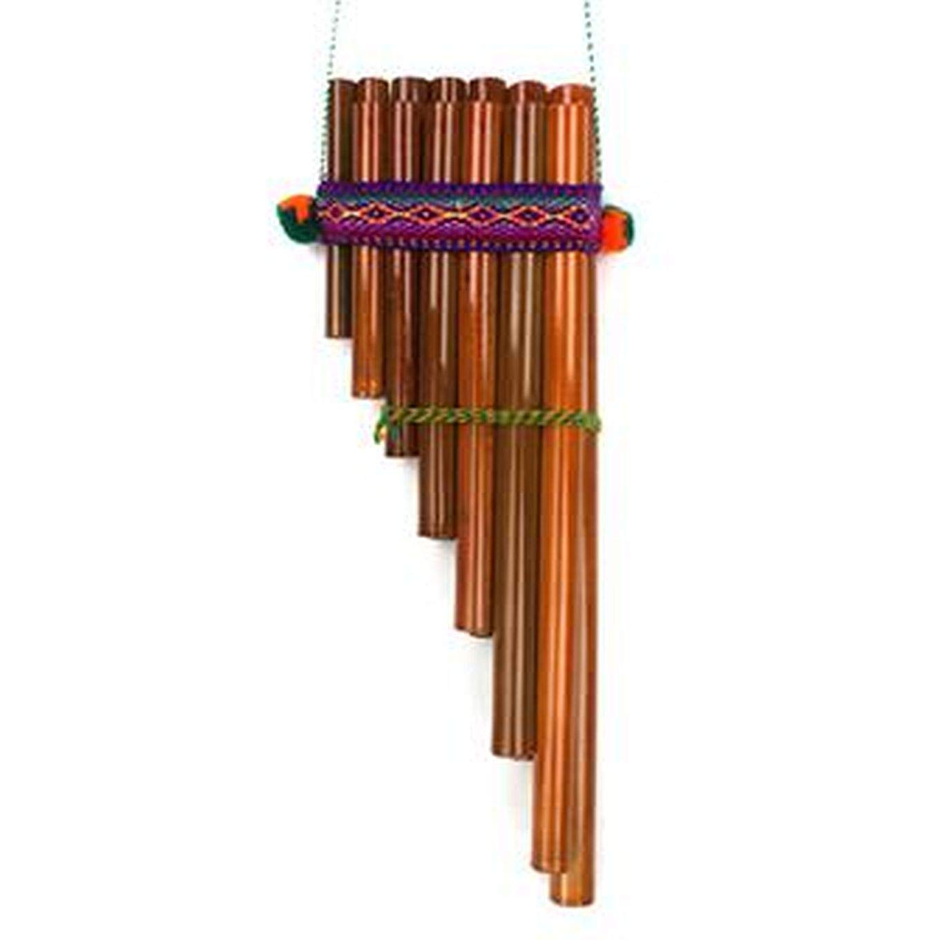 Peruvian Panpipes, Double Row (13 Pipes) Traditional South American Instrument..