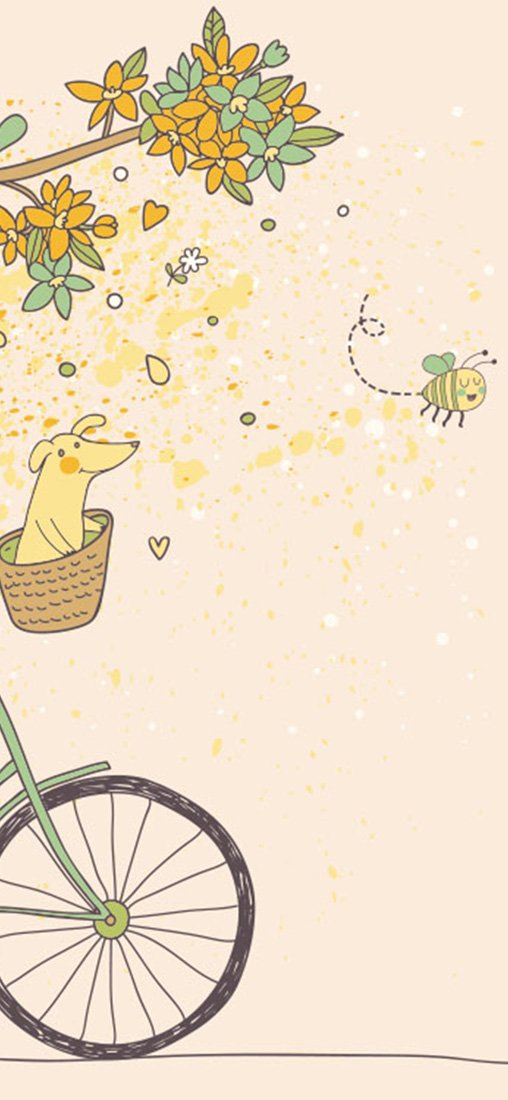 PeelitStickit Kids Pattern Wallpaper, Wall Mural ID-002, vinyl