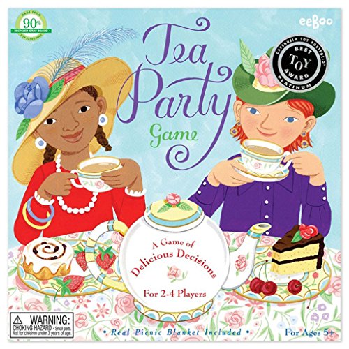 eeBoo Tea Party Spinner Game