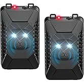 BORHOOD Ultrasonic Rodent Repellent, 2 Pack Plug-in Mouse Rat Pest Bat Squirrels Skunks Repellent for Car with Battery Powered Under Hood, Keep Mice Out of Cars Engines, Indoor, Garage, Storage Room