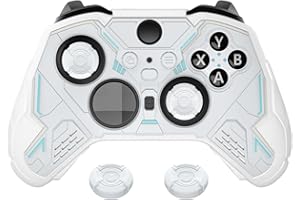 PlayVital Stellar Mecha Silicone Cover Skin for Xbox Elite Series 2 & Elite Series 2 Core, Non-Slip Grip Protector for Xbox E