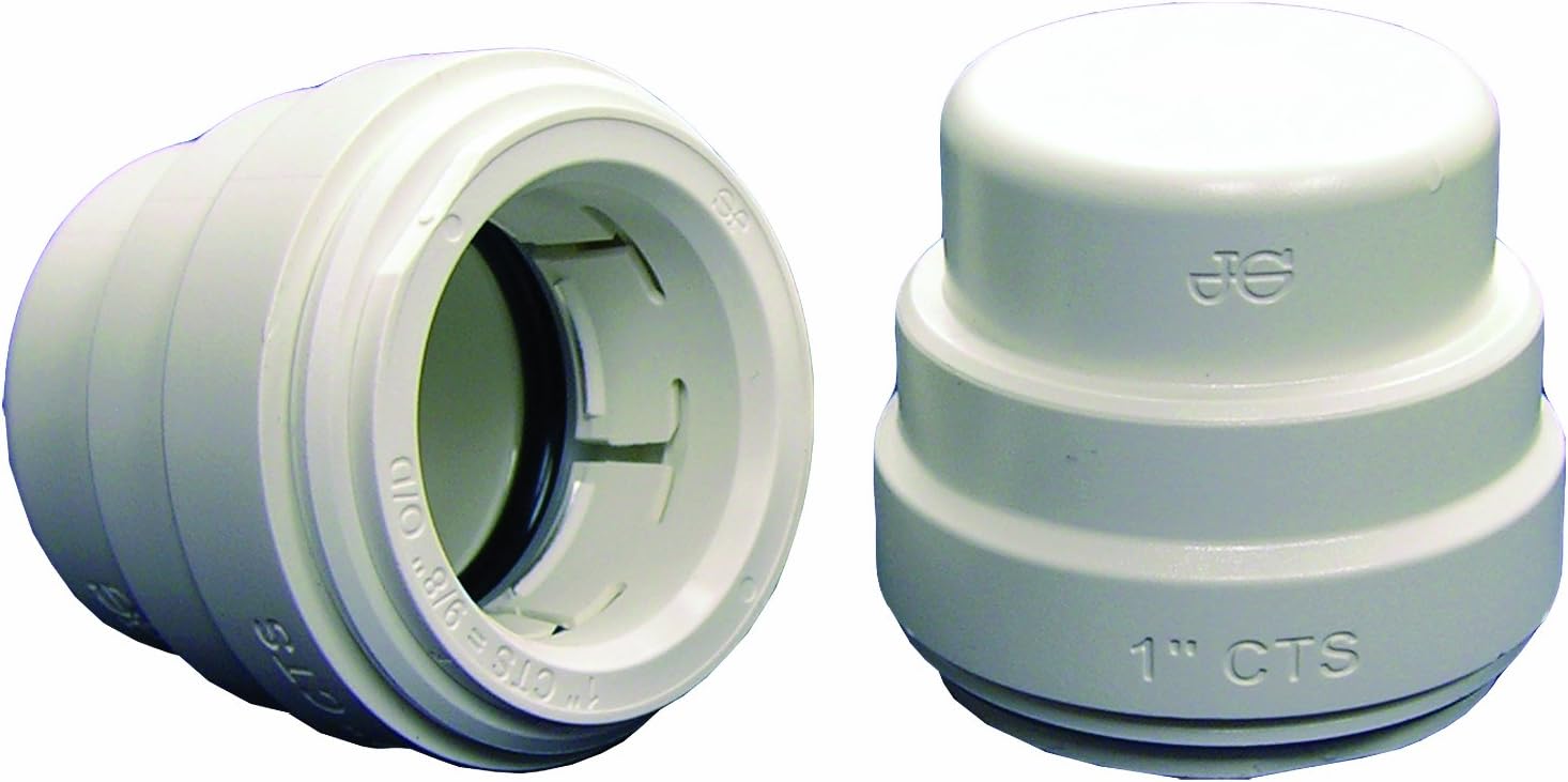 John Guest Speedfit PSEI4620 1/2-Inch CTS Test Cap, 10-Pack