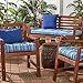 Greendale Home Fashions Outdoor 51-inch Bench Cushion in Coastal Stripe, Sapphire