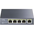 Cudy 4 Channel Gigabit PoE Extender, 1000 Mbps, 1 PoE Input, 4 PoE Output, PoE Repeater, PoE+ Amplifier, PoE++ Booster, Wall Mounting, IEEE 802.3bt / 802.3at / 802.3af Compliance