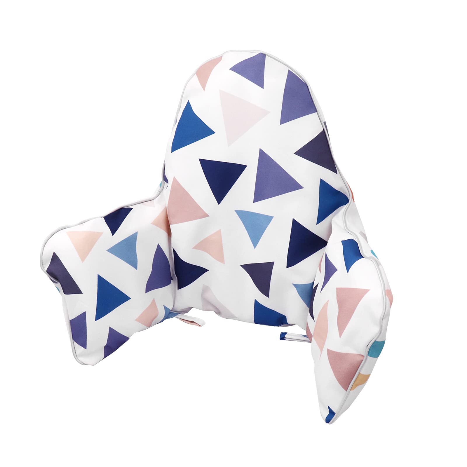 LLHQAMT Cushion for High Chair, Chair Pad IKEA Antilop Highchair, Seat Pad, Built-in Inflatable Cushion, Soft and Comfortable, Baby Sitting More Comfortable (Colourful Pebbles)
