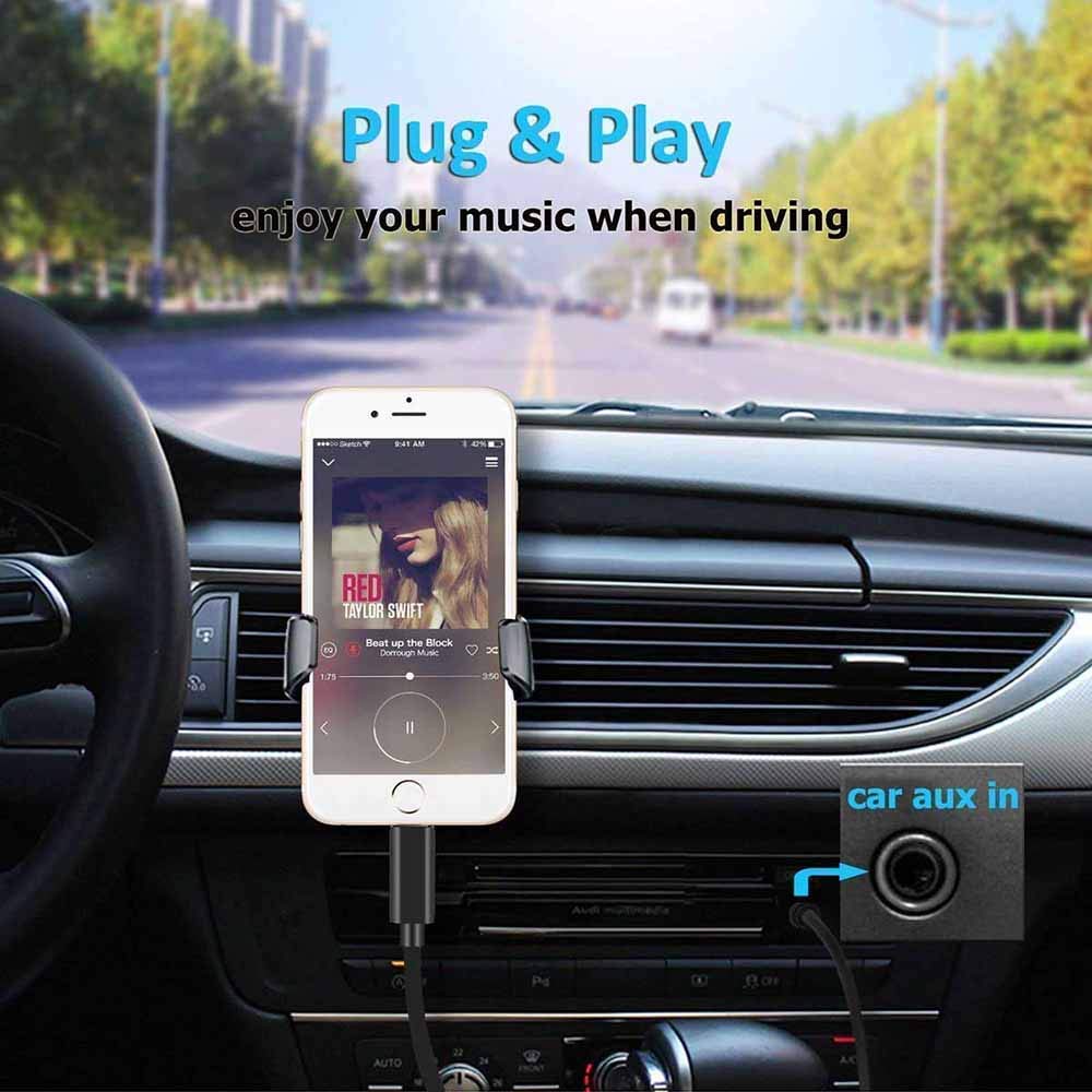 Aux Cord for iPhone [Apple MFi Certified], Lightning to 3.5mm Auxiliary
