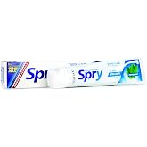 Spry Natural Xylitol Toothpaste 5oz for Adults and Kids with Fluoride, Gentle for Sensitive Teeth Whitening and Remineralizing, Breath Freshening, Mouth Moisturizing, Peppermint (Pack of 1)