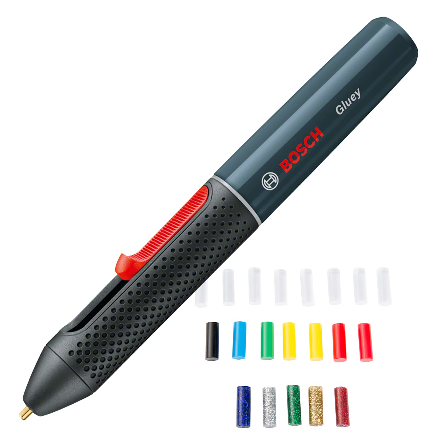 Bosch Gluey Cordless hot Glue Pen (2 Batteries, with 20 hot Glue Sticks, USB Charger and Cable, in Carton Packaging) — image 1