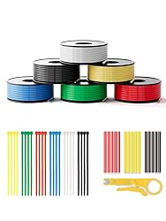 PUDKLE 26 Gauge Wire 197ft,Stranded Silicone