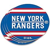 NHL New York Rangers Logo Novelty Coaster Set