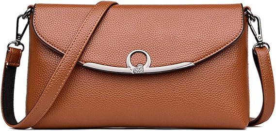 Amazon Meruform ショルダーバッグ レディース ミニ 斜めがけバッグ クラッチバッグ 女性用 2way キャメル Meruform 斜めかけバッグ