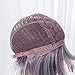 Long Wavy Wig Highlights Bangs - Natural Looking Synthetic Hair Mix Wig For Women Cosplay Costumes, Halloween, Theme Parties and Daily (ombre red)