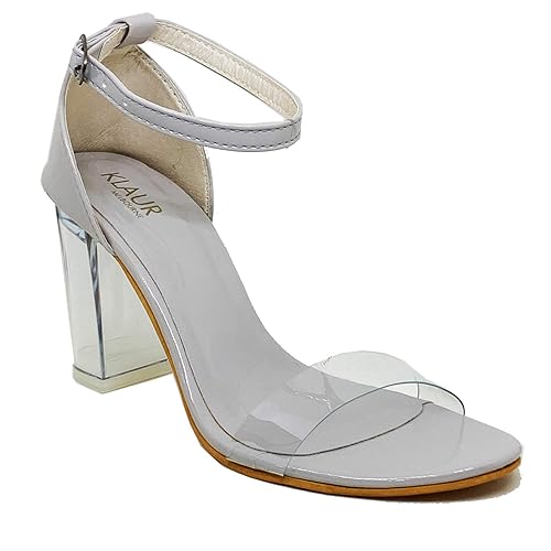 clear heels 3.5 inch